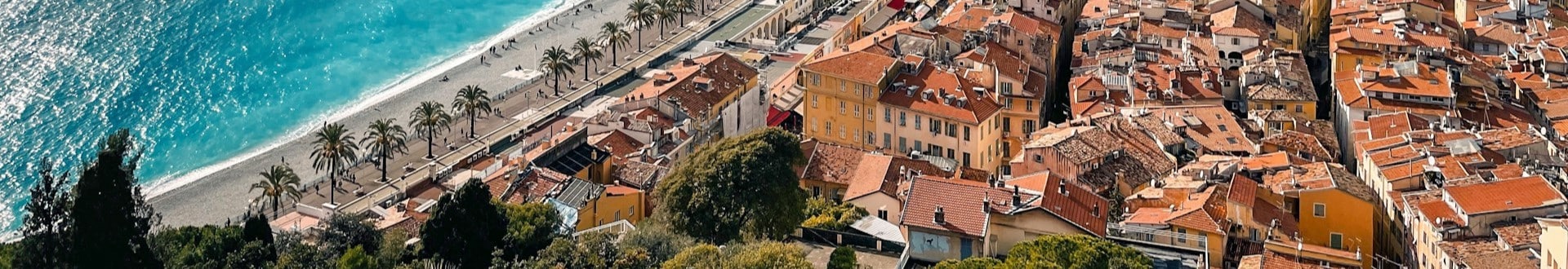 Vue aérienne Nice